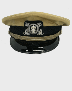 Classic Sea Explorers Khaki Dress Cap – Naval Style Scout Uniform Hat Replica